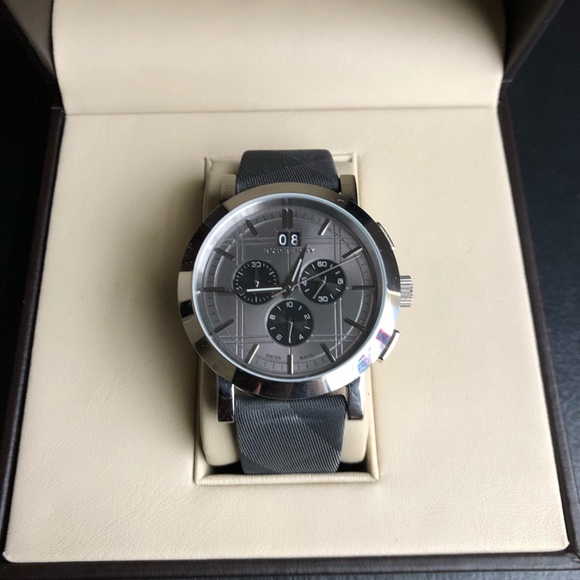 Burberry Other - 100% Authentic Men’s Burberry black and grey watch
